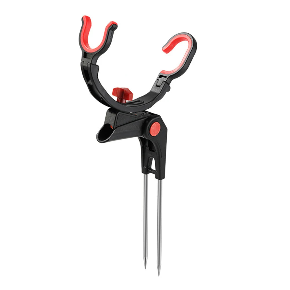 Professional Fishing Rod Racks Fishing Fixed Pole Holder Foldable Bracket Sea Lake Single/Double Fish Rod Support Rack Stand