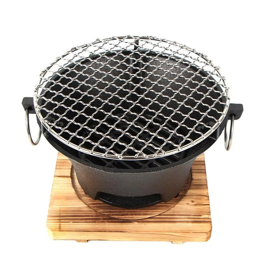 Cast iron oven, fireplace, charcoal and alcohol stove, Korean Japanese style barbecue, family garden, outdoor camping restaurant