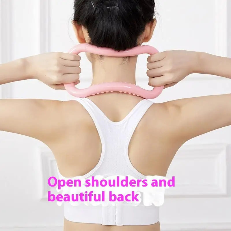 Sports Fitness Equipment Neck Exercise Stretching Resistance Band Yoga Pilates Circle Yoga And Fitness Accessories