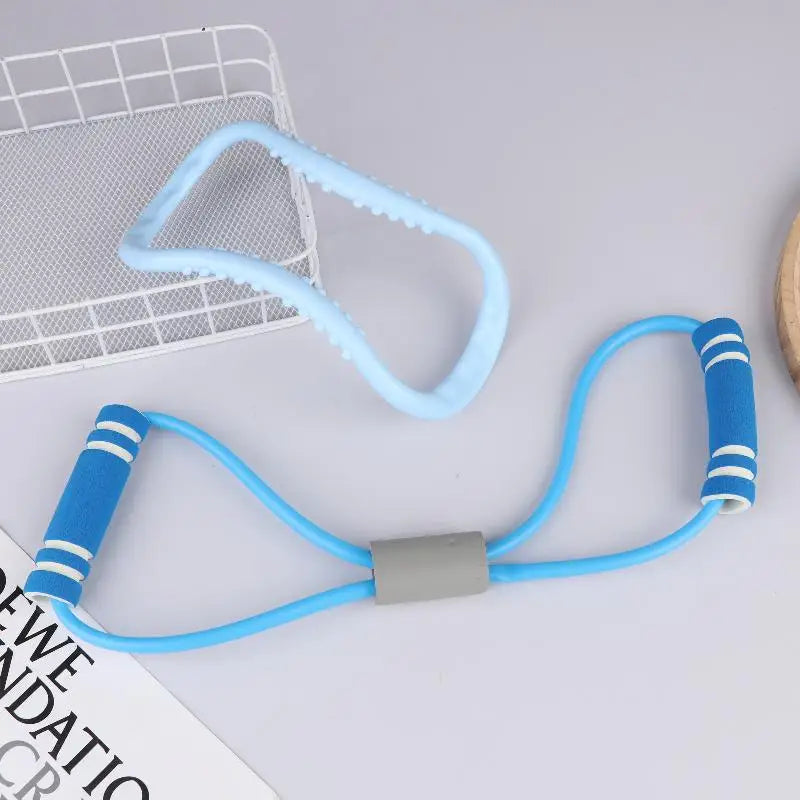 Sports Fitness Equipment Neck Exercise Stretching Resistance Band Yoga Pilates Circle Yoga And Fitness Accessories