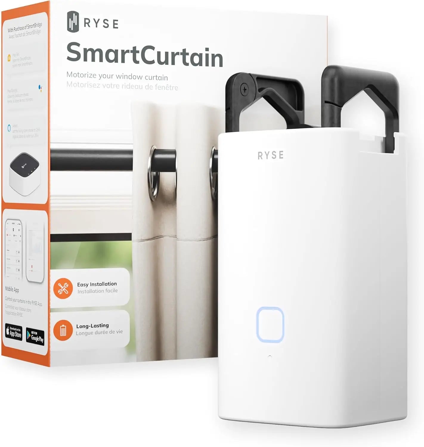 SmartCurtain | Motorized Curtain | Turn Your Current Curtains into Electric, Automated Drapes | Smart Home Smart Curtains