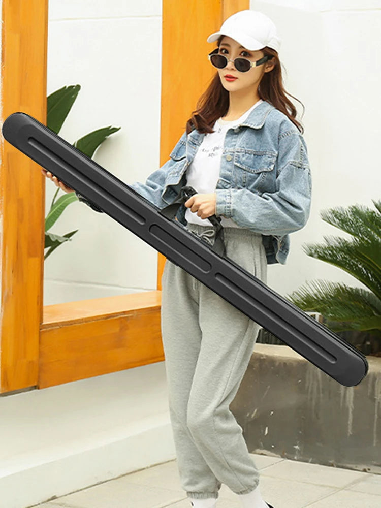 Hard Shell Fishing Tackle Bag Portable Fishing Pole Carry Organizer Waterproof Rod Holder Bag Large Capacity for Fishing Lovers