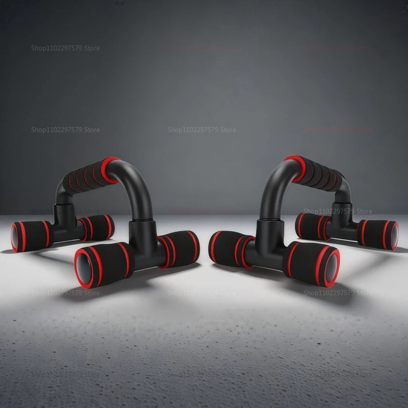 H-shaped push-up pole for chest exercises Home fitness equipment Portable exercise assisted Men's fitness training lightweight