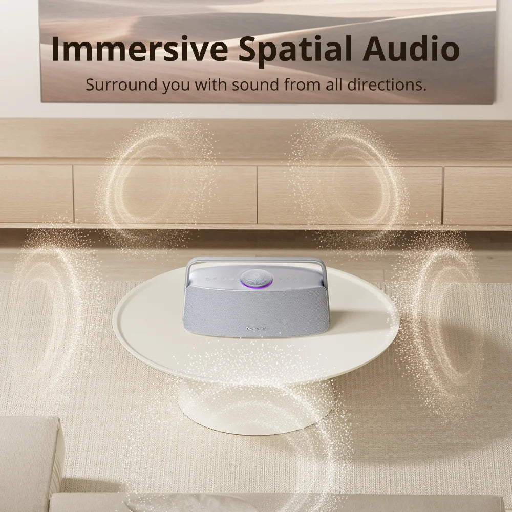 Tronsmart Fiitune X30 Bluetooth Speaker Wireless Speake with Hi-Res Audio, 80W, IPX6, APP Control, Portable Handle Home Speaker