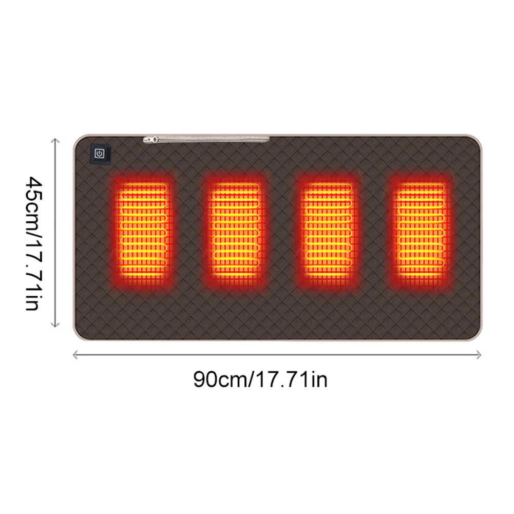 5V USB Sleeping Electric Heating Pad Heated Cushion Cold Resistant 3-Level Temperature for Outdoor Camping Heated Electric Mat