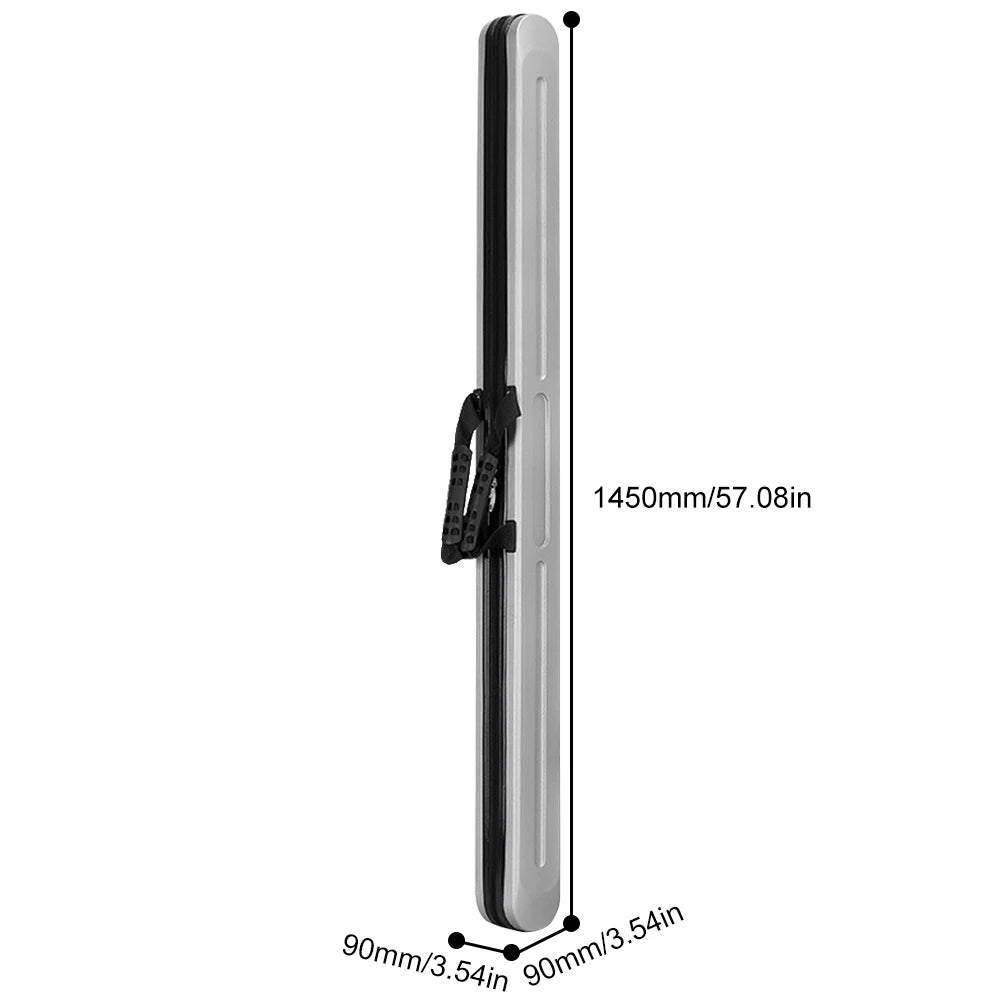 Hard Shell Fishing Tackle Bag Portable Fishing Pole Carry Organizer Waterproof Rod Holder Bag Large Capacity for Fishing Lovers