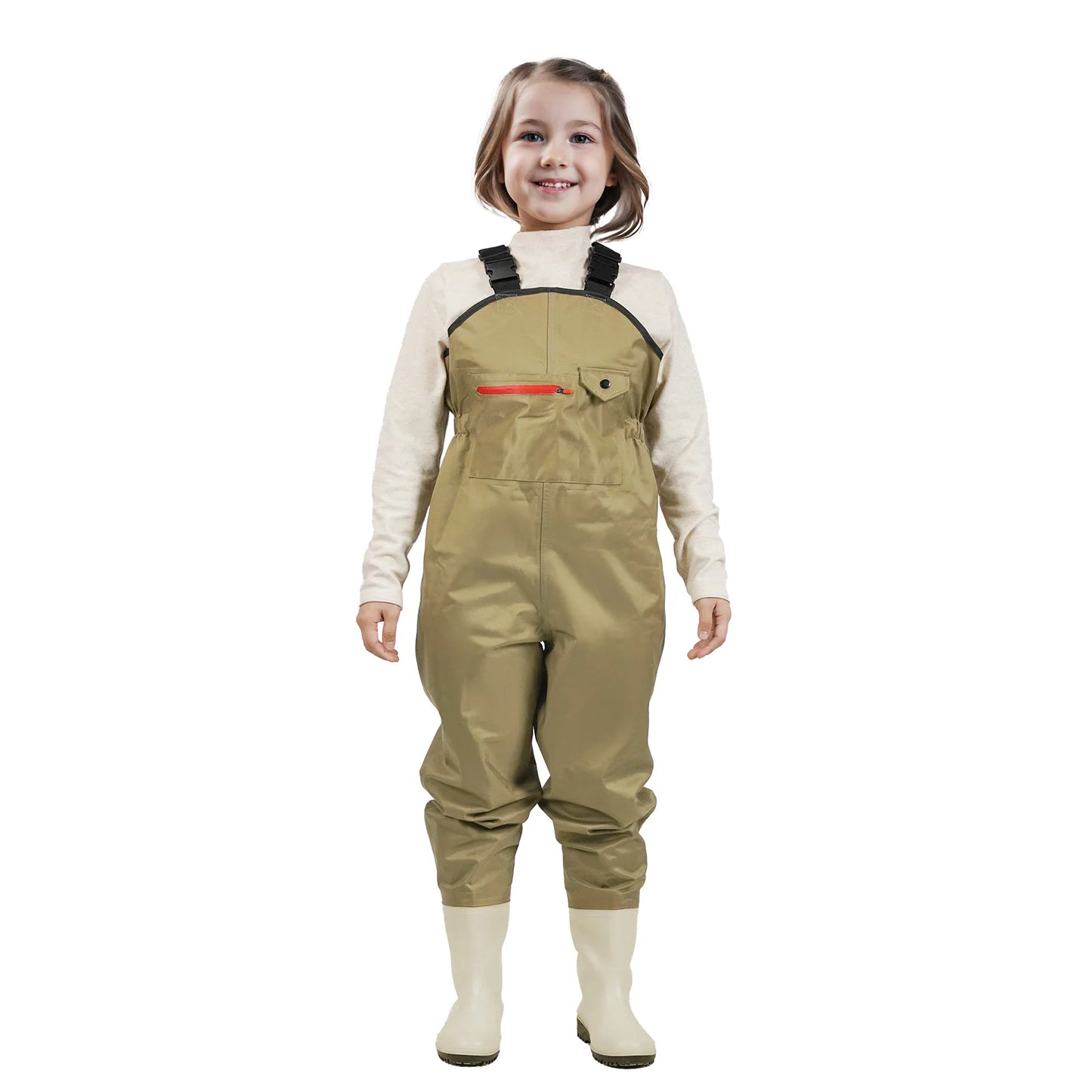 Ghosthorn Chest Waders for Kids Waterproof Youth Waders for Hunting Fishing Waders with Boots nylon Waders for Children
