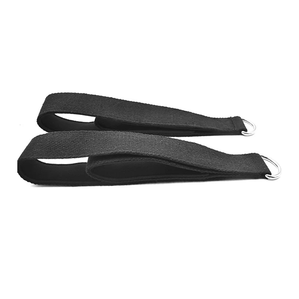 2PCS Pilates Straps Fitness D-Ring Straps D-Ring Exercise Straps Yoga Strap Exercise Accessories for Home Gym Workouts