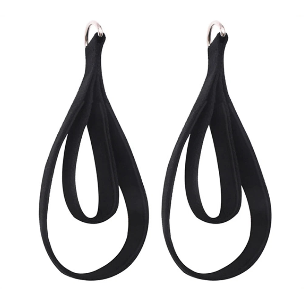 2PCS Fitness D-Ring Straps D-Ring Exercise Straps Yoga Strap Yoga Exercise Accessories for Home Gym Workout