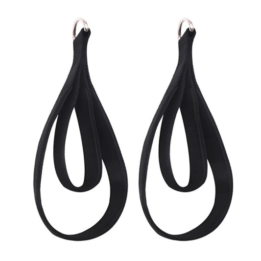 2PCS Fitness D-Ring Straps D-Ring Exercise Straps Yoga Strap Yoga Exercise Accessories for Home Gym Workout
