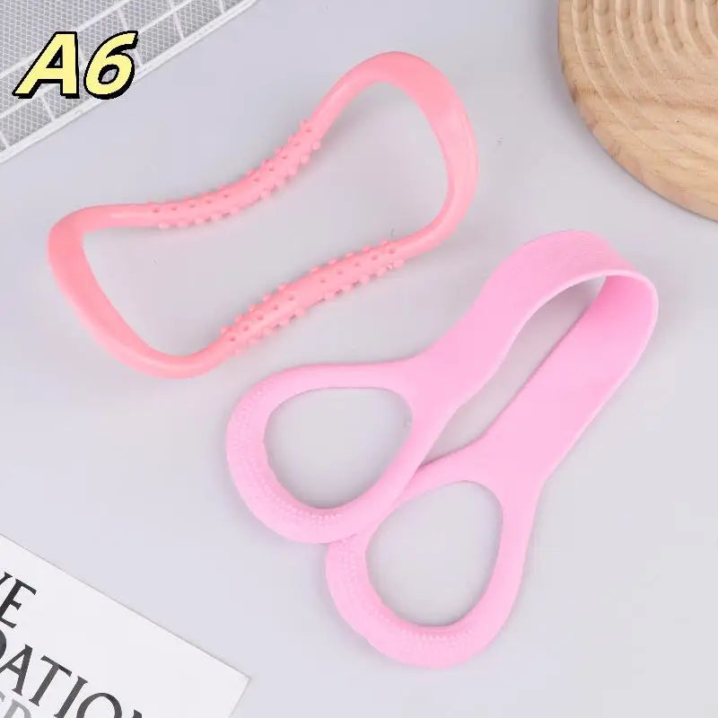 Sports Fitness Equipment Neck Exercise Stretching Resistance Band Yoga Pilates Circle Yoga And Fitness Accessories