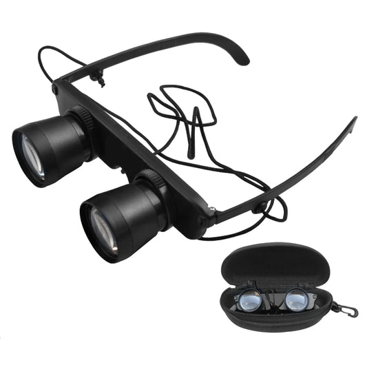 Fishing Glasses Adjustable Zoom Fishing Focusing Glasses Optical Resin Lens Outdoor Portable Magnifier for Fishing Bird Watching