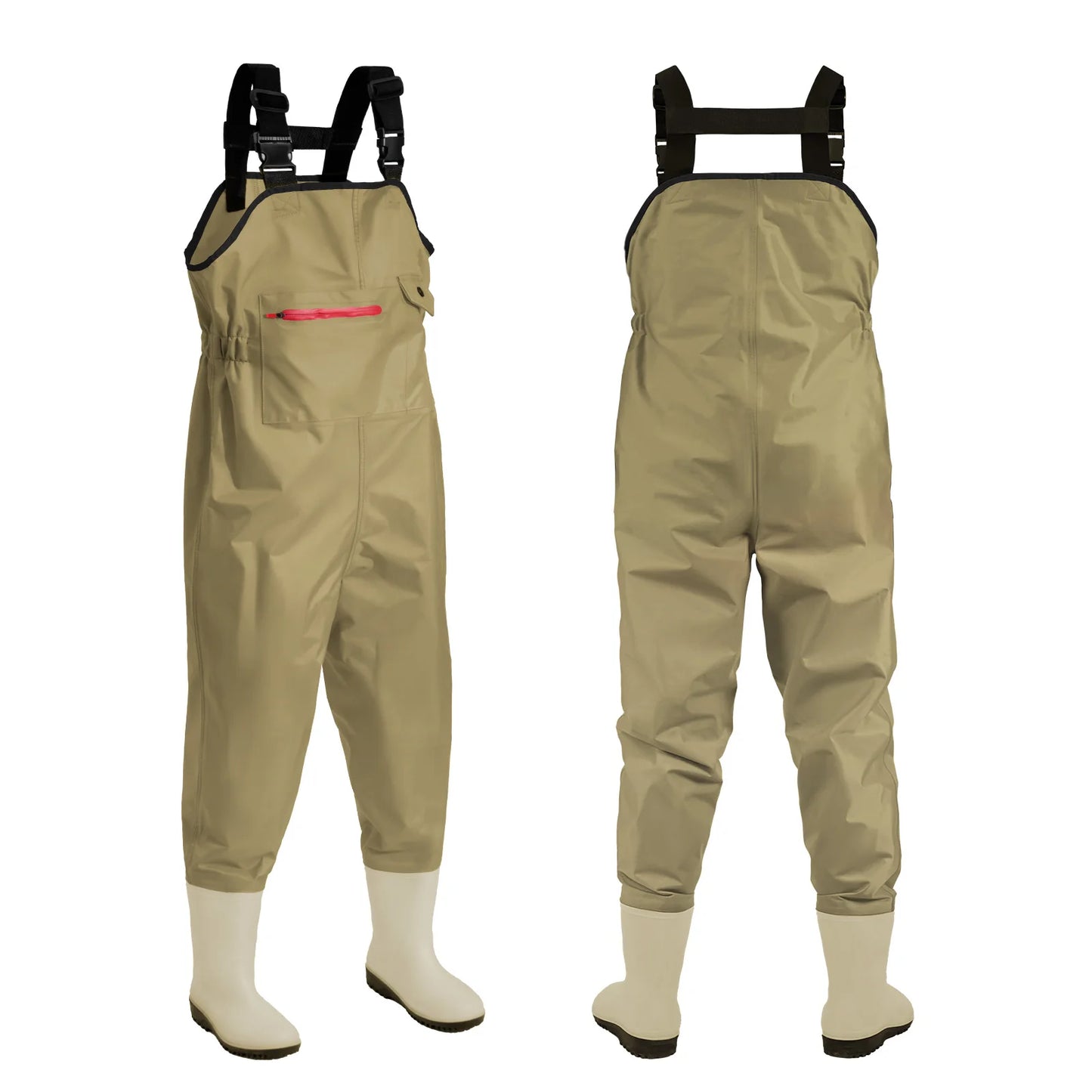 Ghosthorn Chest Waders for Kids Waterproof Youth Waders for Hunting Fishing Waders with Boots nylon Waders for Children