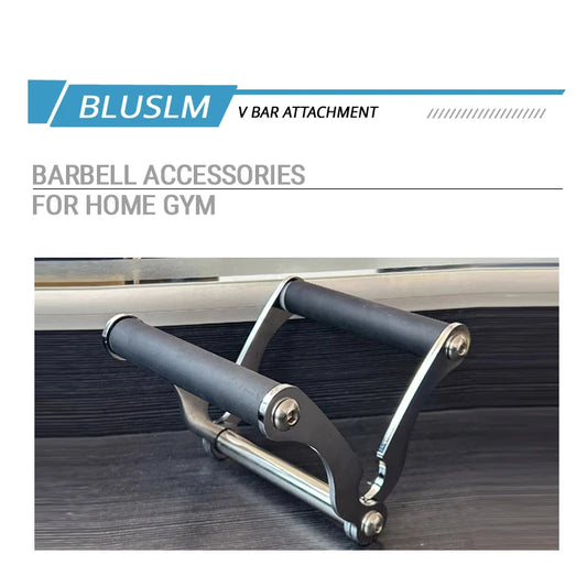 V-Shaped Gym Fitness Handle - Cable Machine Weightlifting Accessories for Pull Down & Home Workout