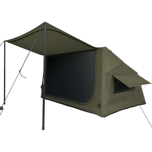 2025 Upgraded Canvas Inflatable Camping Tent with Pump Easy Setup Blow Up Air Tent for Camping No Assembly Needed Air Tent with