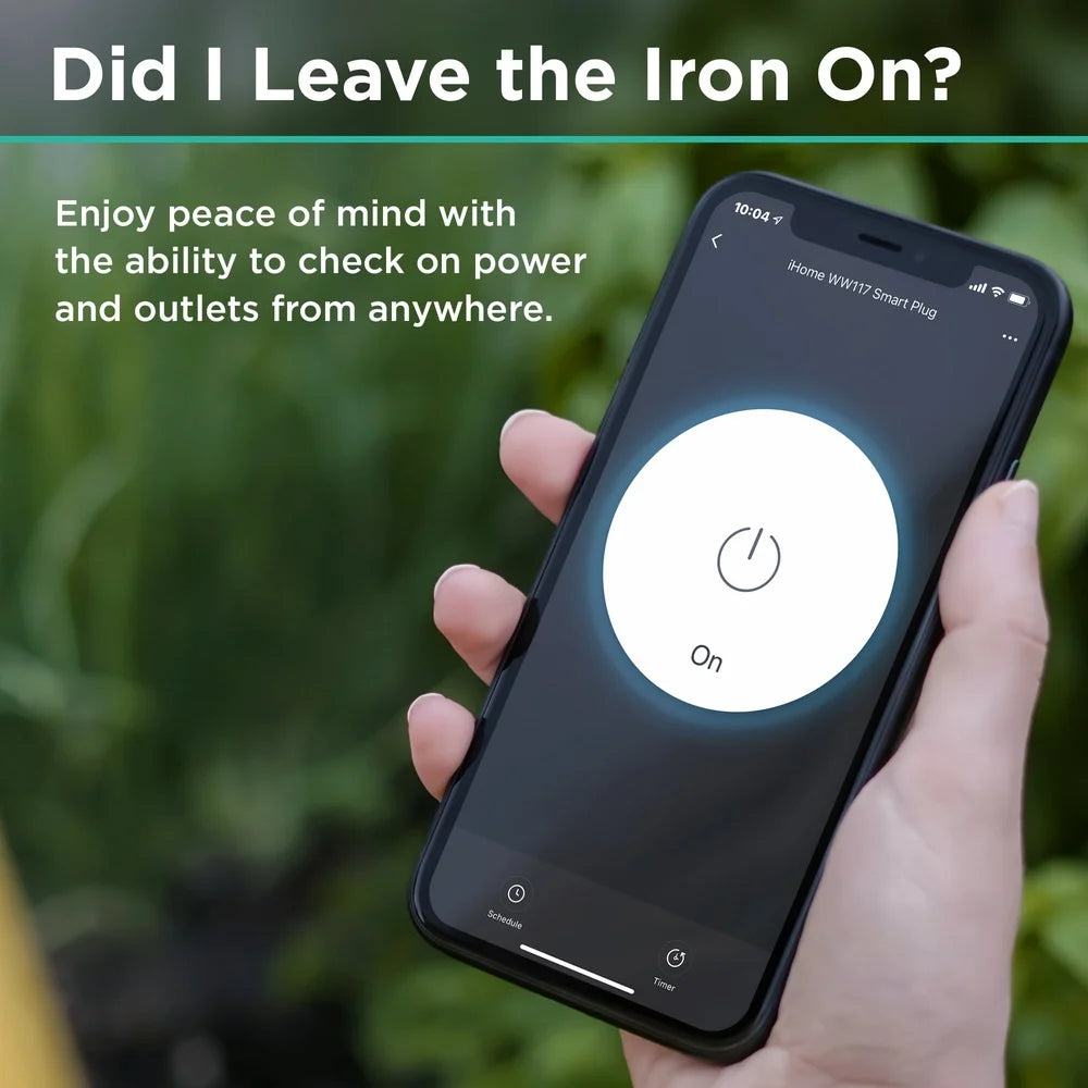 Smart Plug Wi-Fi Enabled Voice Control Compatible with Alexa Google Home App Control Energy Efficient 10 Amps Home Automation