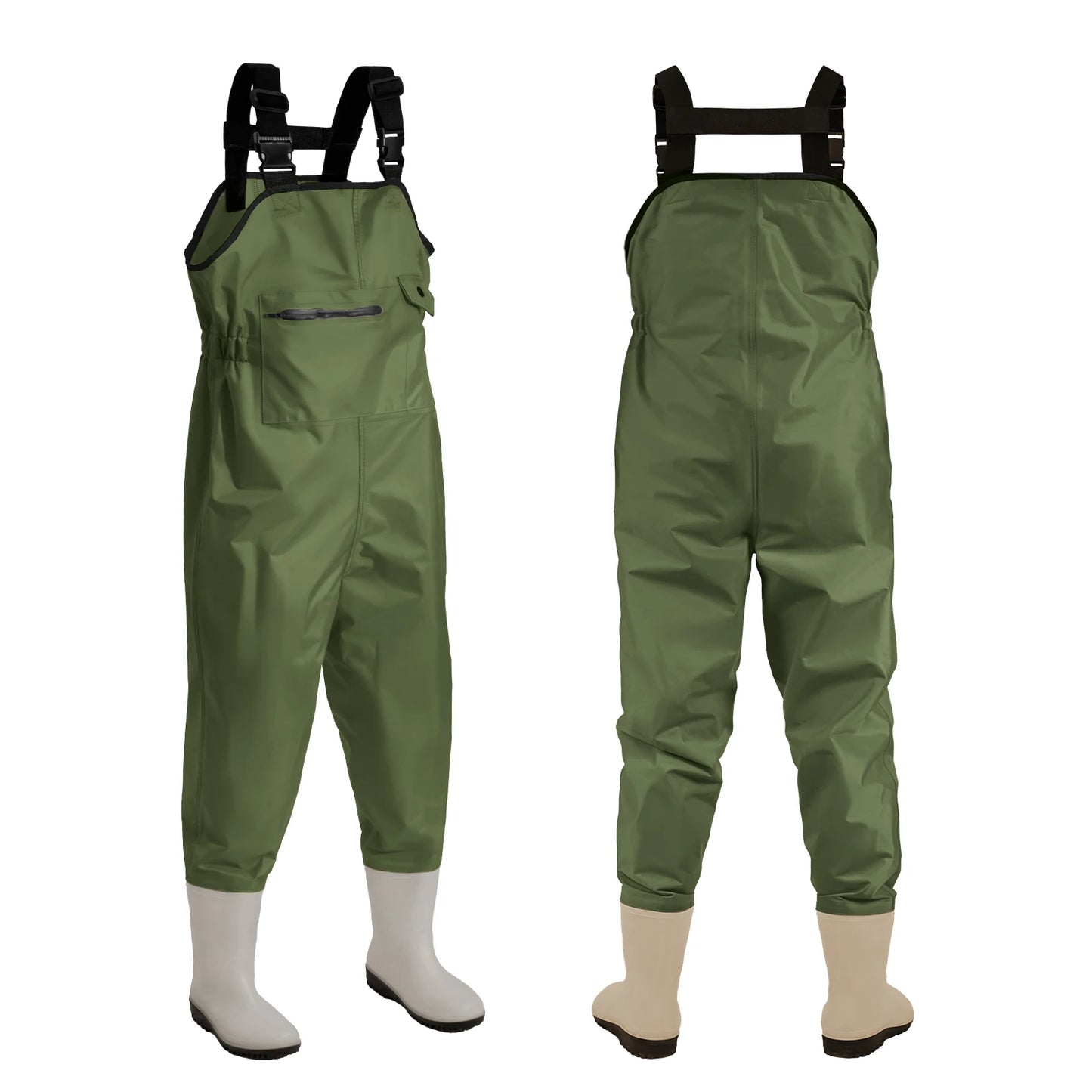 Ghosthorn Chest Waders for Kids Waterproof Youth Waders for Hunting Fishing Waders with Boots nylon Waders for Children