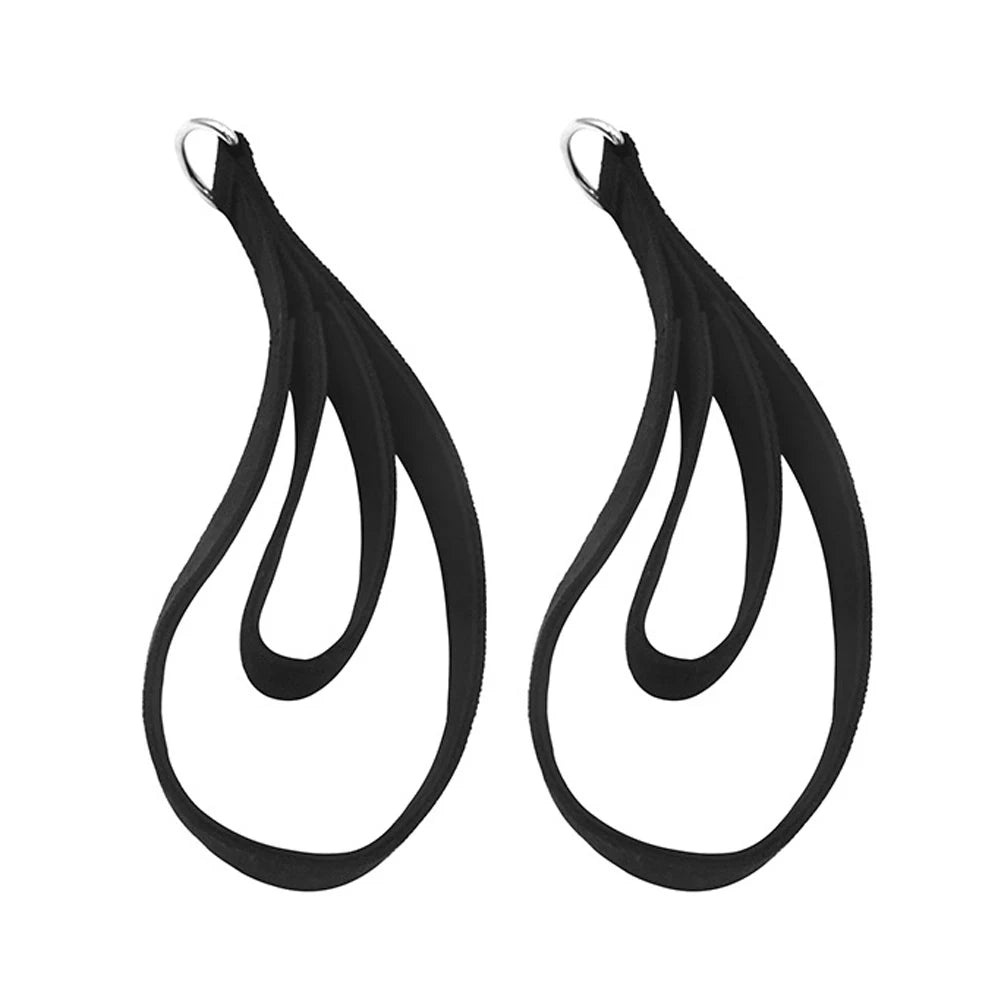 2PCS Fitness D-Ring Straps D-Ring Exercise Straps Yoga Strap Yoga Exercise Accessories for Home Gym Workout