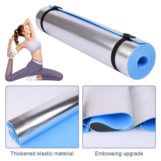1pcs EVA Yoga Exercise Mat Moisture-proof Outdoor Durable Camping Picnic Mat 1800x500x6mm Body Building Gym Fitness Accessories