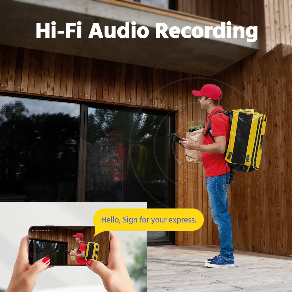 ANNKE 4K Smart Dual Light Network Camera IP67 IK08 Built-in Mic 8MP POE IP Cameras Motion detection H.265+ Smart Home 4mm